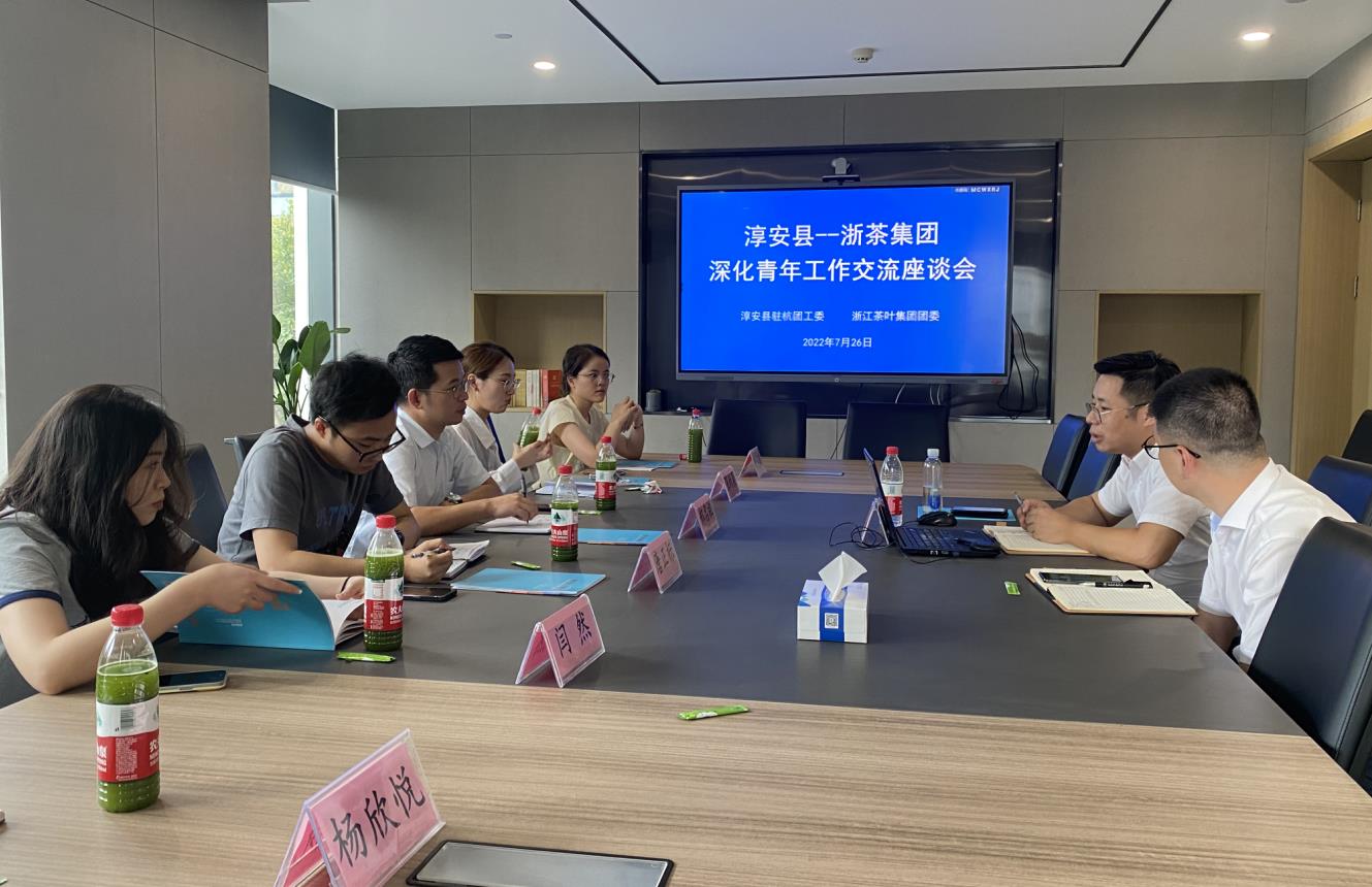 开云中国团委与淳安县驻杭团工委开展联建交流